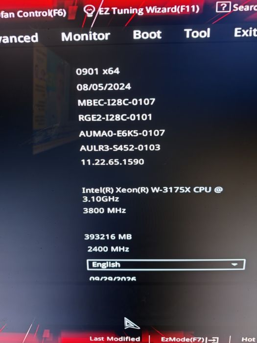 Xeon W3175X de 28 núcleos