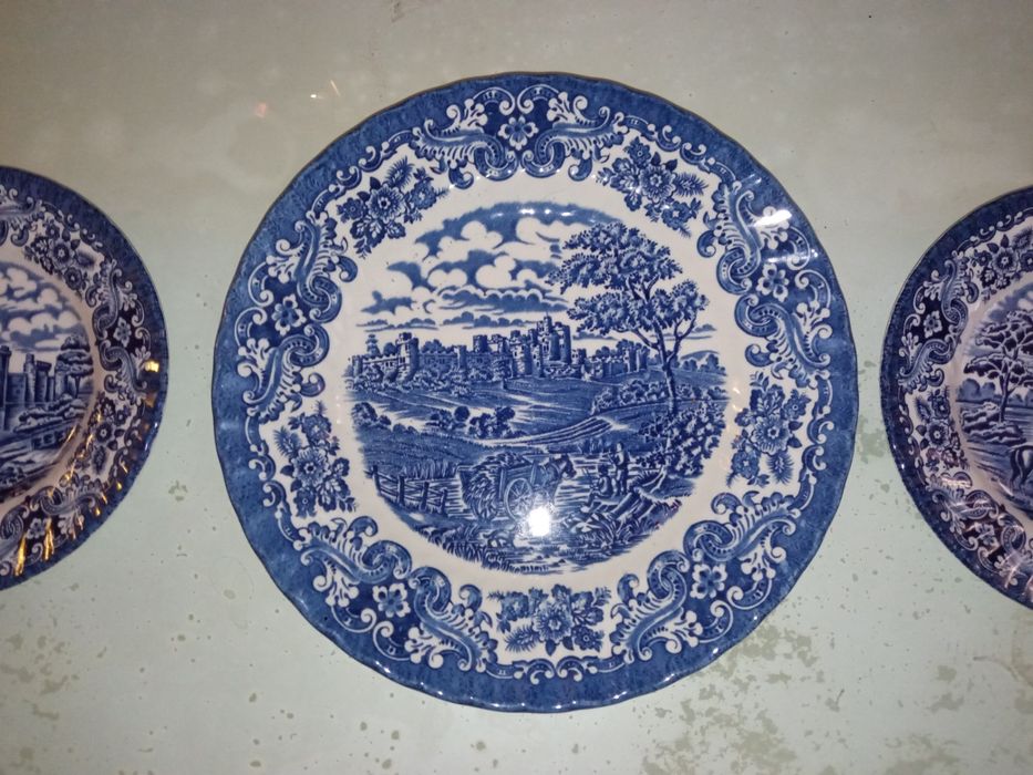 Conjunto 3 pratos ingleses