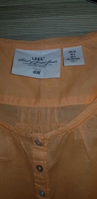 Bluzka damska zdobiona marki H&M- rozmiar XS