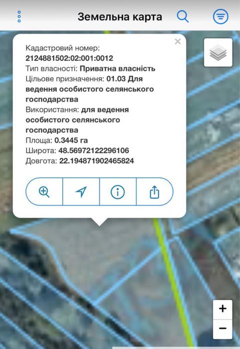 Продаж ділянки с.Батфа