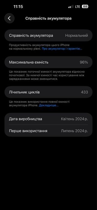 Iphone 15 plus E-Sim б/у в хорошому стані