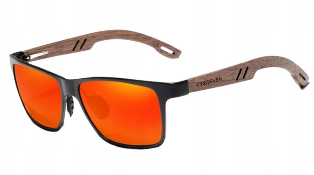 Okulary Męskie Przeciwsłoneczne Kingseven + Etui