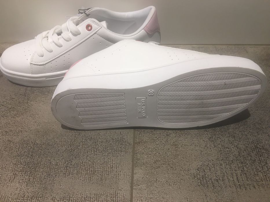 Sneakersy buty trampki U.S. Polo Assn białe r.38 nowe