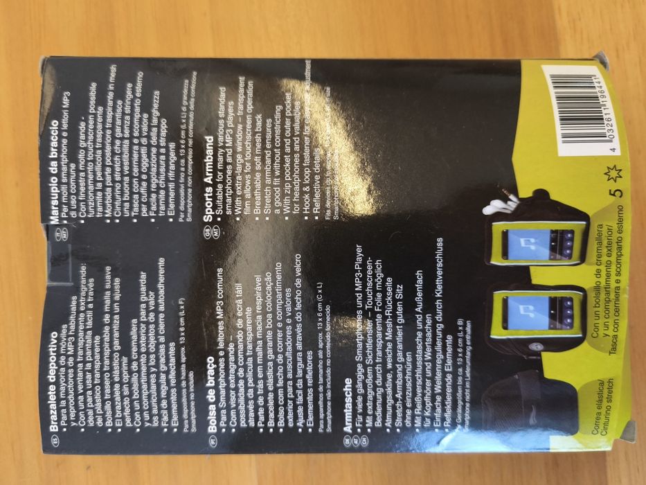 Bolsa de braço para telemóvel da Crivit