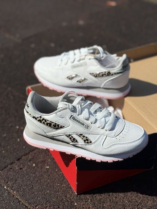 Reebok Classic Leather leopard кросівки шкіра