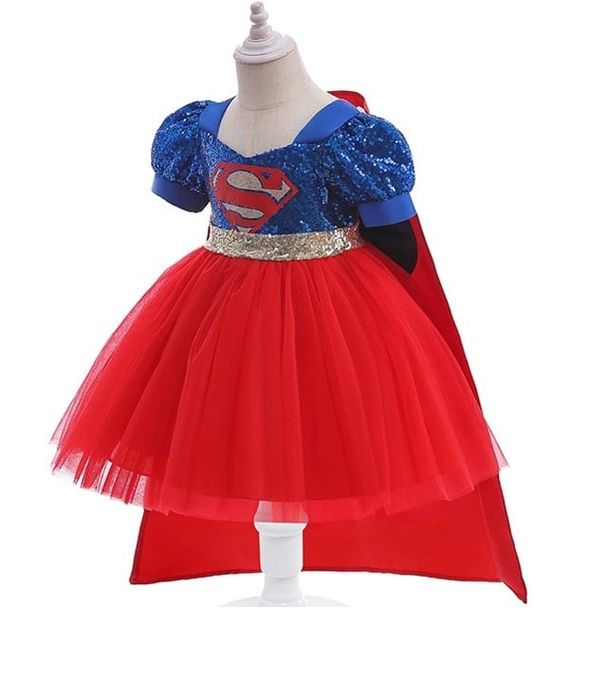 Fantasias Supermulher Infantil – 4/5/ Anos (110cm) e 6/7 (130cm) Novo