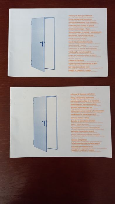 Drzwi do kotłowni ppoż.