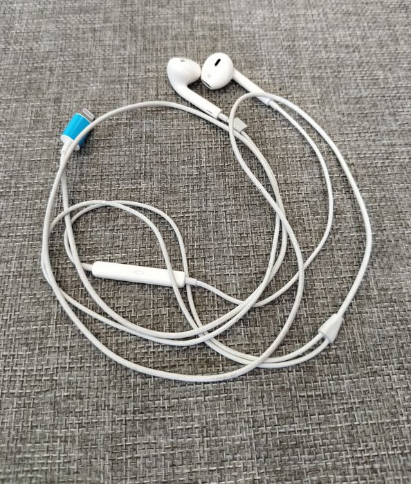 Nowe białe słuchawki przewodowe do iPhone 6-14 szybka wysyłka