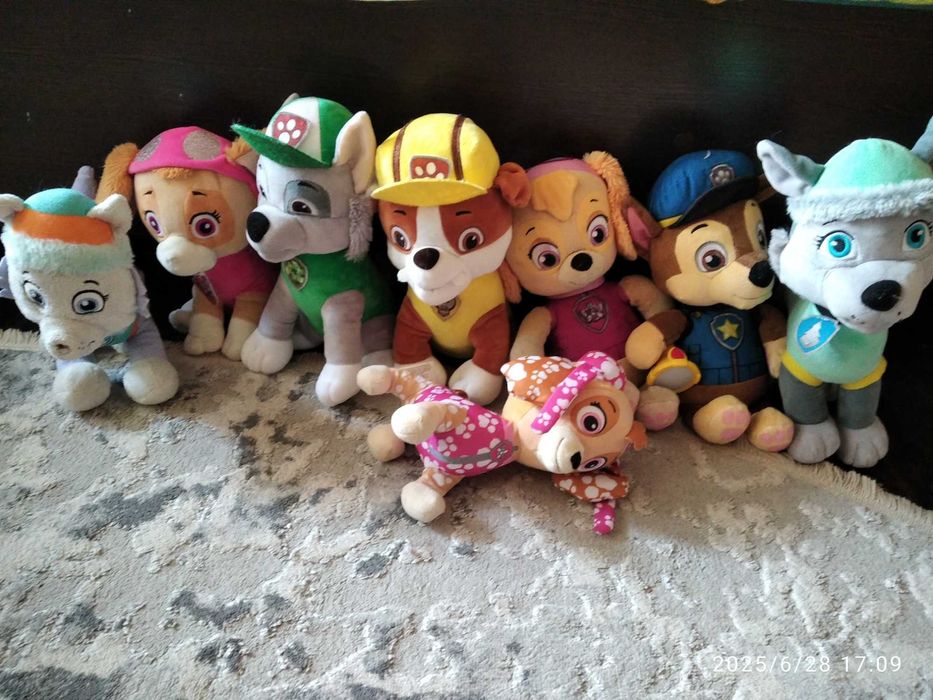 М'які іграшки Щенячий патруль