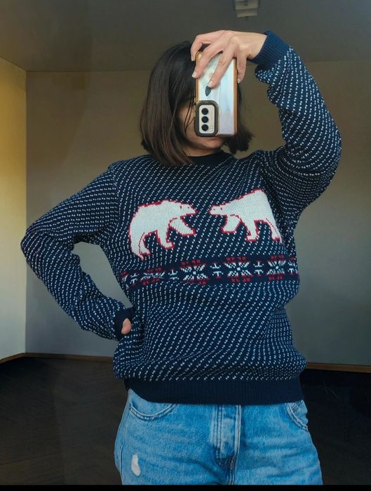 Świąteczny sweter męski mens christmas sweater Topman M