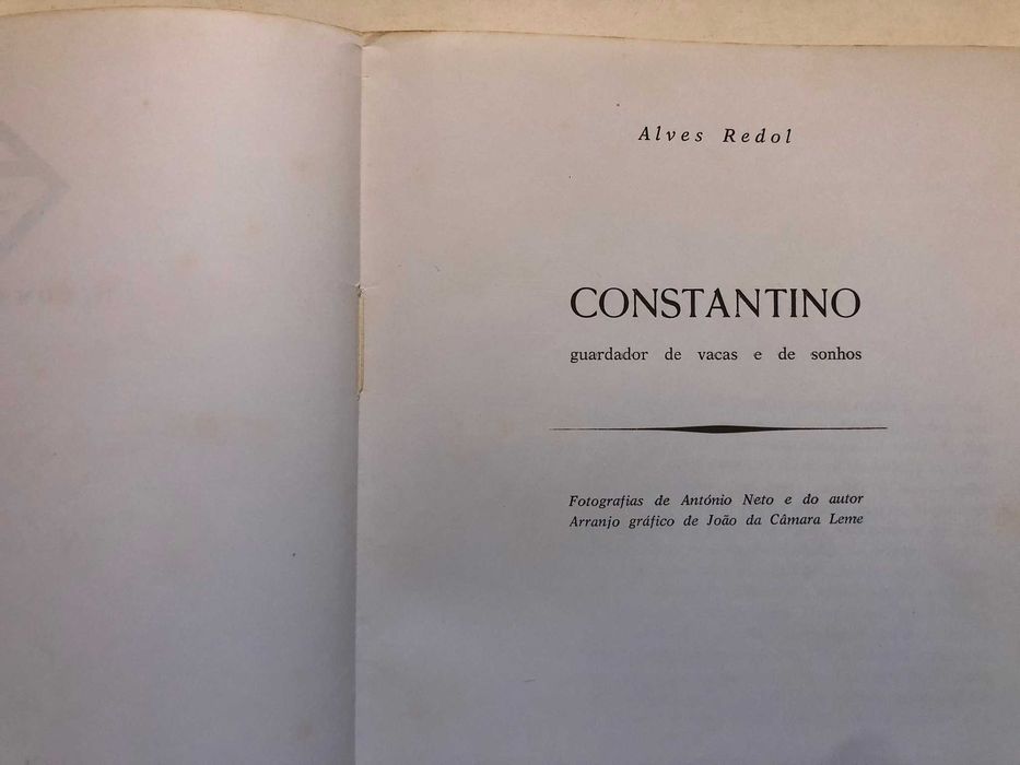 Constantino, Guardador de Vacas e de Sonhos - Alves Redol