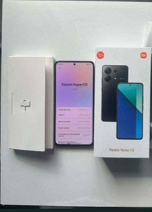 Redmi not 13 8+4/256gb