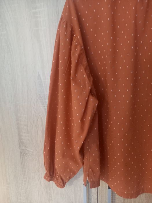 Oryginalna ruda bluzka z bufkami FAT FACE 8