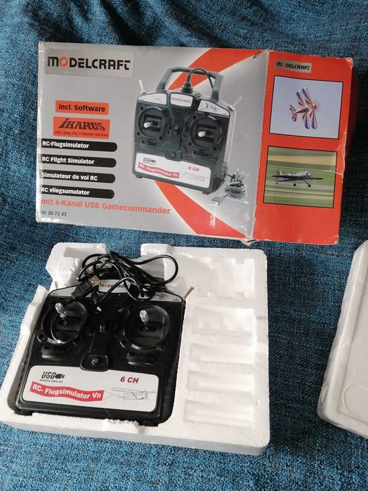 pad joy rc flugsimulator ikarus usb symulator lotu