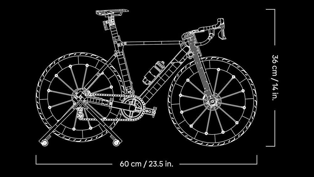 Конструктор LEGO Icons 11380 Шосейний велосипед (Road Bike)