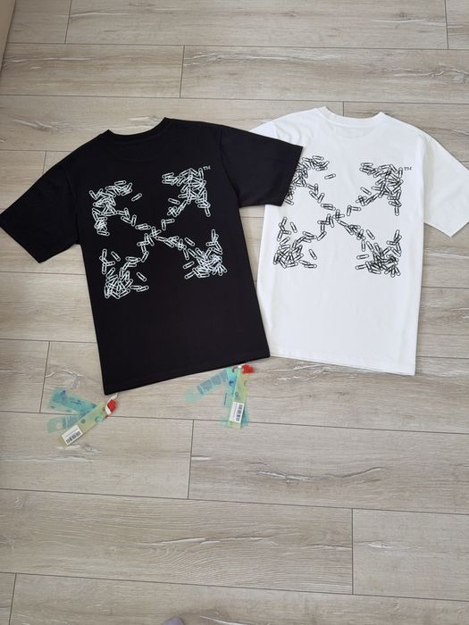 Біла футболка Off White / футболка офф вайт біла