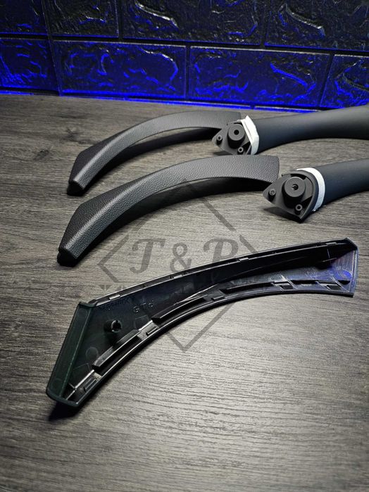 Pack 3 Puxadores Preto / Beje / Carbono Completos BMW E90/ E91 /E92 -