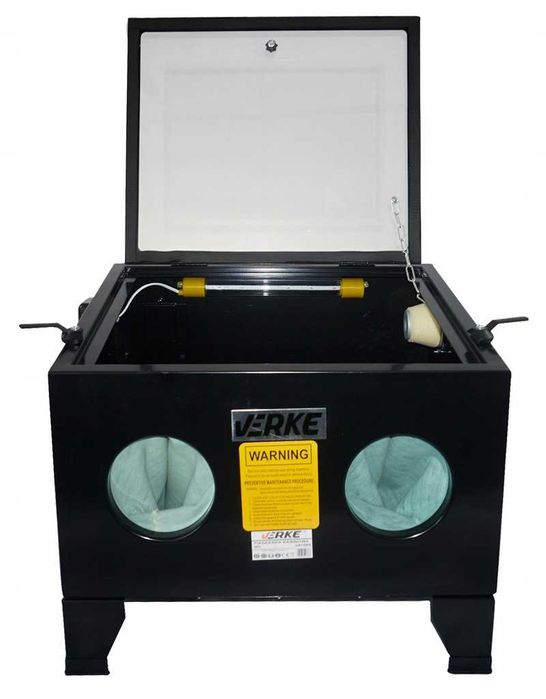 PIASKARKA KABINOWA STACJONARNA Warsztatowa Profesjonalna Duża 90L