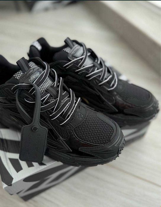 Кросівки Off White Be Right Back × Raf simons чорні