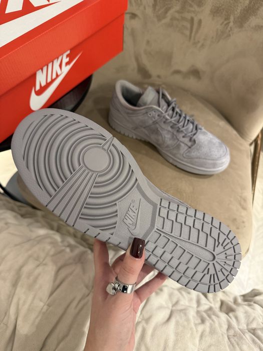 (36-45) Жіночі кросівки Nike SB Dunk Low Supreme Grey найк данк сірі
