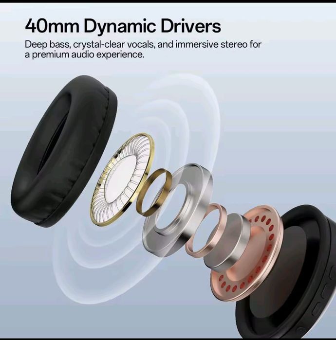 Безпровідні / Провідні OneOdio SuperEQ S6001 + micro SD+ FM радіо