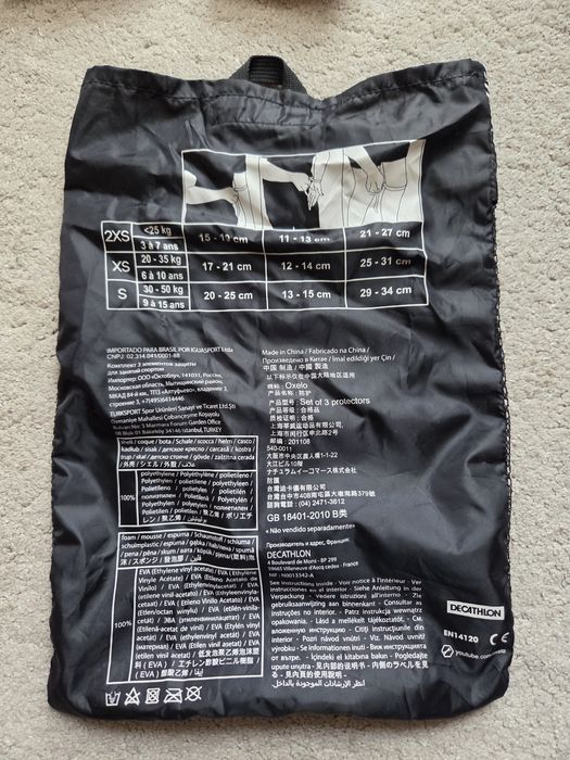 Ochraniacze dziewczęce, dziecięce oxelo decathlon