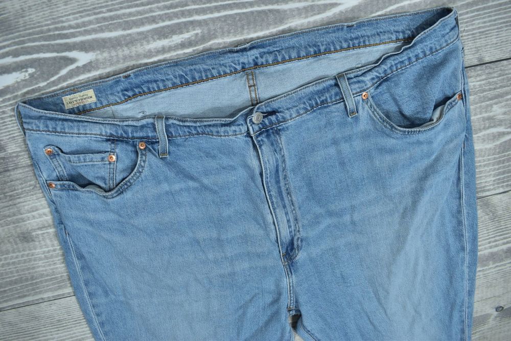 Levis 511 Męskie Spodnie Jeansowe Jeansy W50 L34 Plus Size