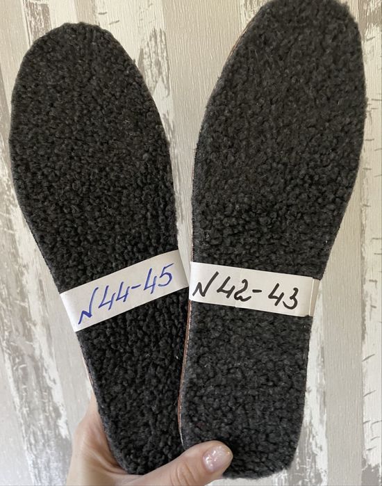 Устілки дуже теплі 17 по 49 розмір з натуральної овчини