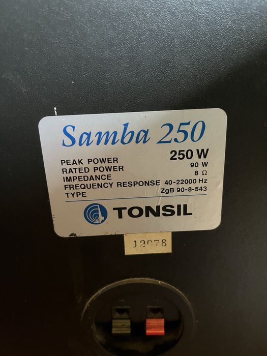 Kolumny głośniki Tonsil samba 250