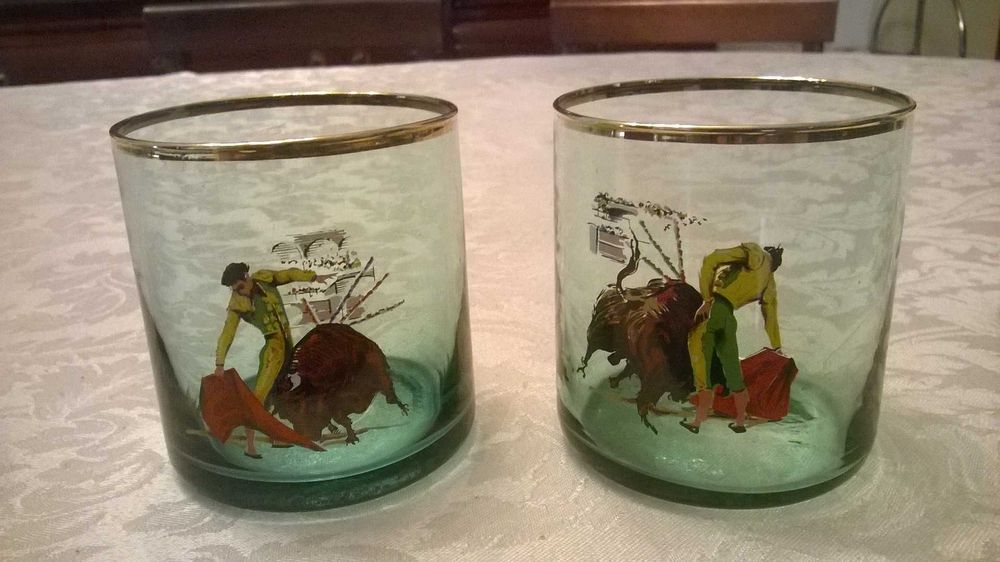 Copos Antigos Tourada (conj. 5)