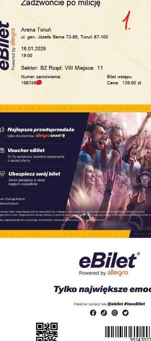 ZADZWOŃCIE PO MILICJĘ - 2 bilety na koncert