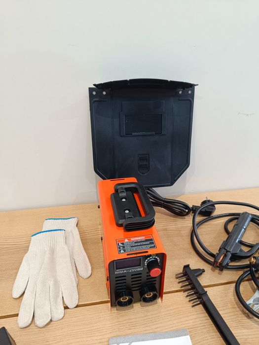 Máquina de Soldar Inverter MMA-250 Nova - Kit Completo de Soldadura