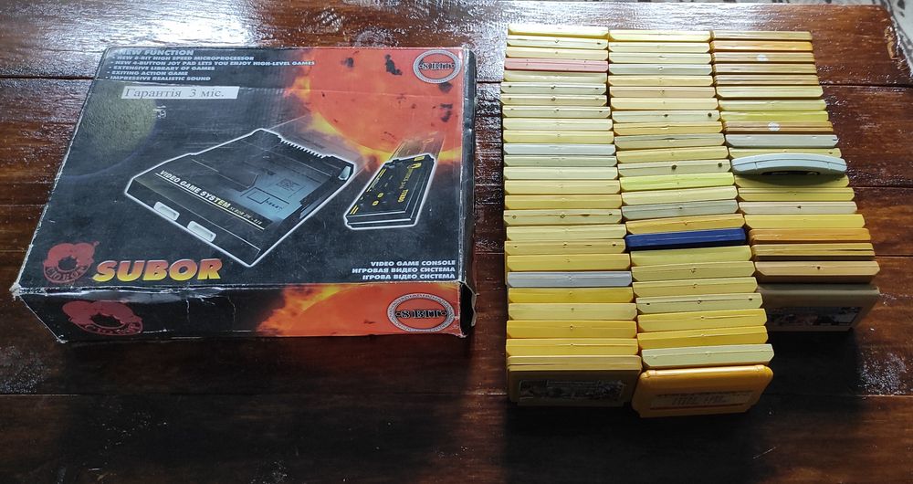 Приставка 8 біт сюбор Subor 8 bit картриджі Маріо Бетмен Черепашки: 100 ...