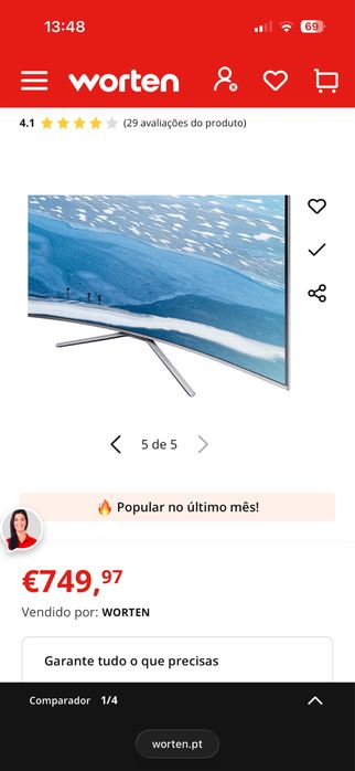 Televisao samsung