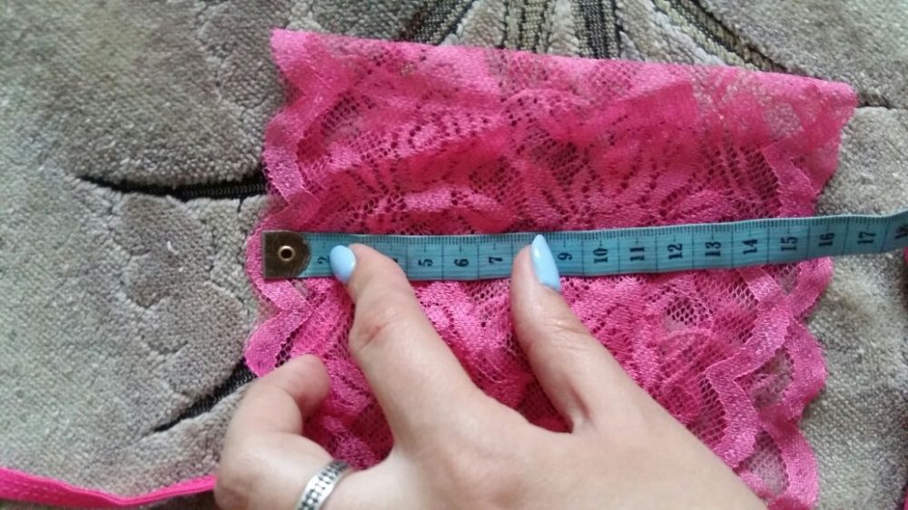 Кружевное белье р.40 xs топ,трусики комплект черный розовый