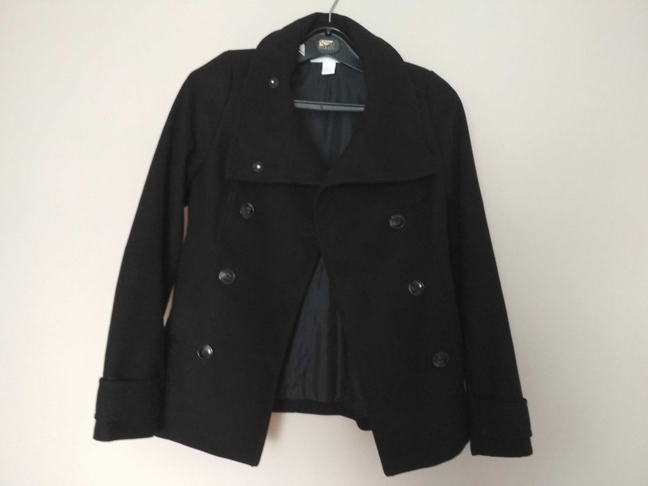 Krótki płaszcz damski H&M rozmiar 32