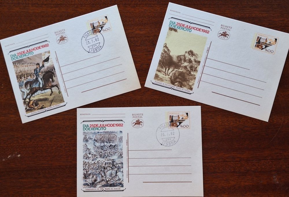 Bilhetes Postais ctt antigos diversos