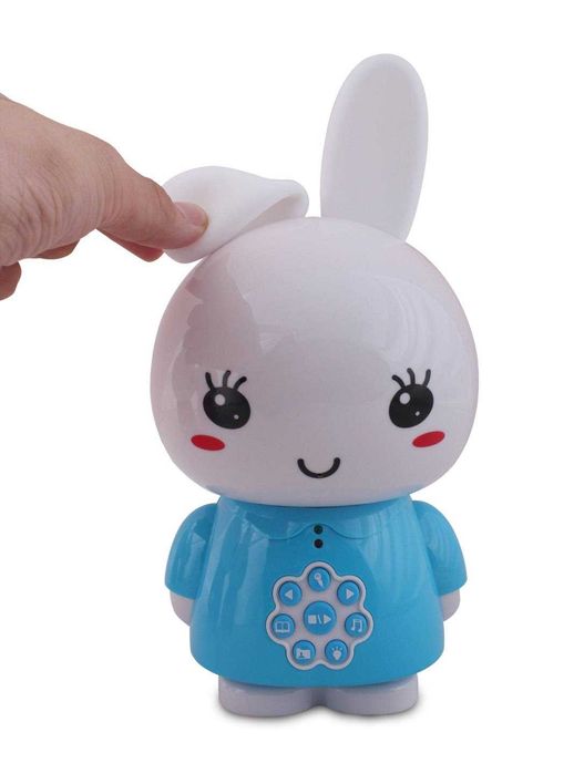 Króliczek Alilo  Honey Bunny dla dzieci niebieski królik interaktywny