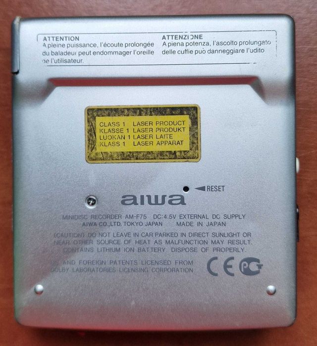 Aiwa Mini Disc recorder - AM-F75