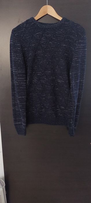 Sweter granatowy marki Jean Pascale M