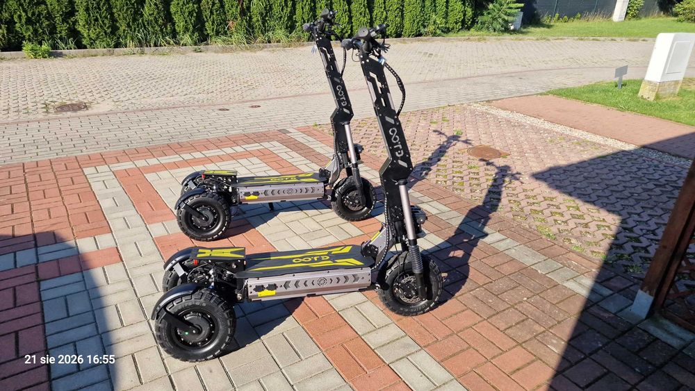 Duża Hulajnoga 3 kołowa OOTD T30 , 60V 3200W , zasięg 100KM , Stan jak Nowa.
