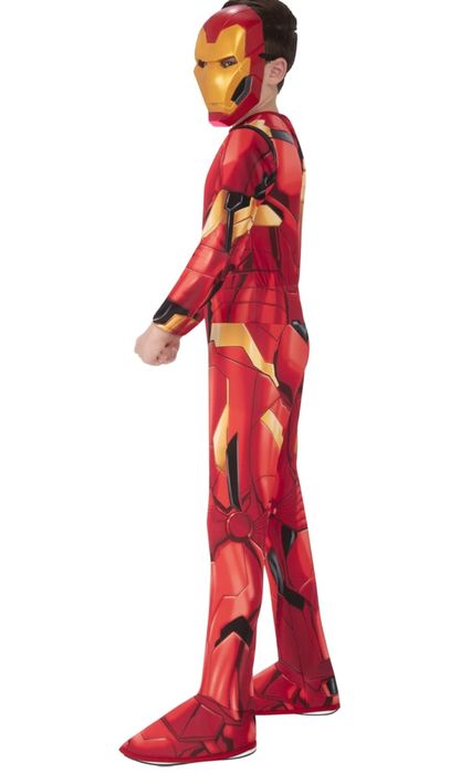 Fato halloween/carnaval homem de ferro 5/6 anos