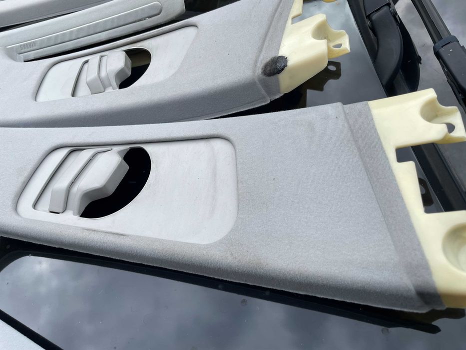Bmw 3 e46 sedan podsufitka z szyberdachem słupki A B  komplet jasny