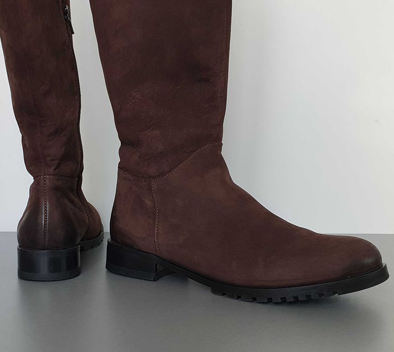 Замшеві чоботи єврозима р.37