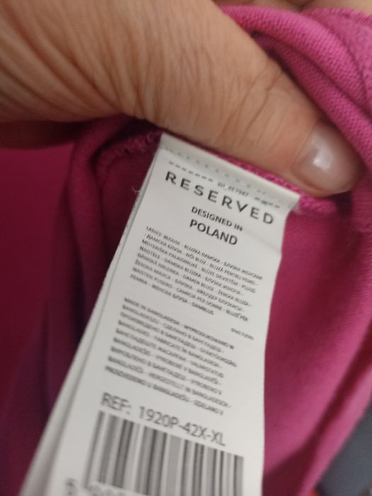 Bluzeczka XL, Różowa