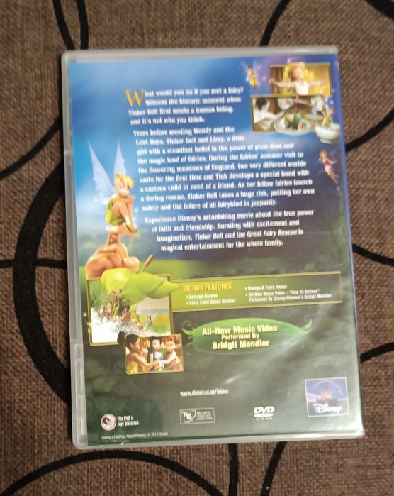 DZWONECZEK Przygody Dzwoneczka zestaw 2 płyty DVD