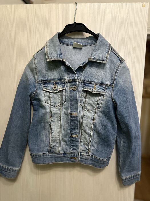 Джинсова куртка Zara р.7/8 років