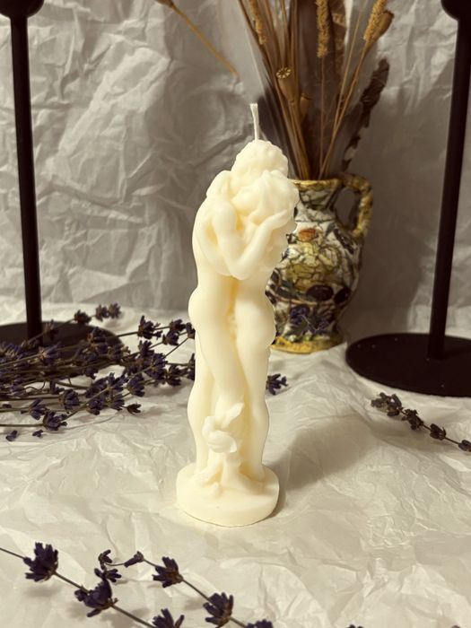 Свічка романтична пара з соэвого воску/ Свечка романтическая пара