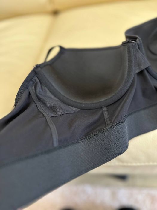 Бюстье, топ черный атласный 65А