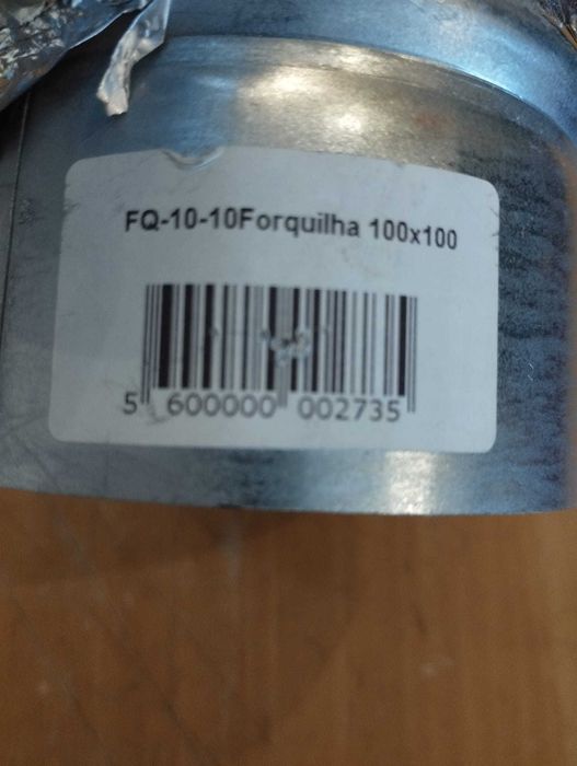 Forquilha Spiro Galvanizada 45º 100x100